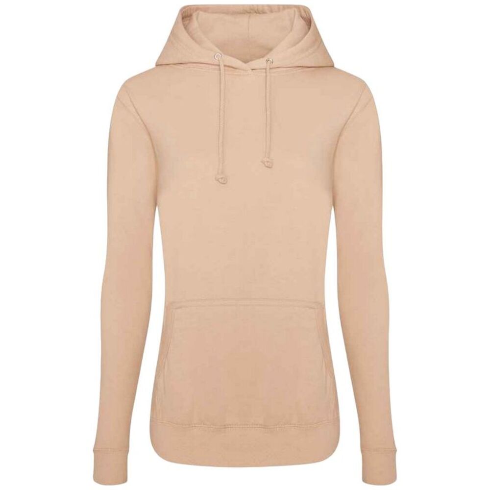 AWDis Womens/Ladies Girlie College Hoodie / Nude